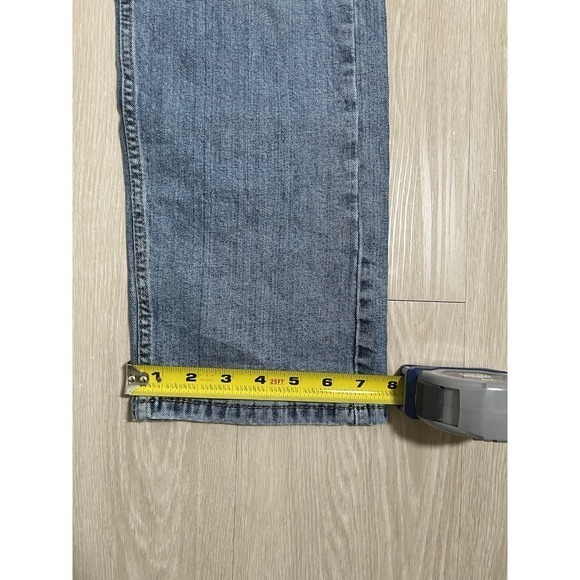 Levis 505 Jeans Mens 34x30 Blue Regular Straight Y2K Mid Rise Medium Wash Denim - Picture 9 of 16